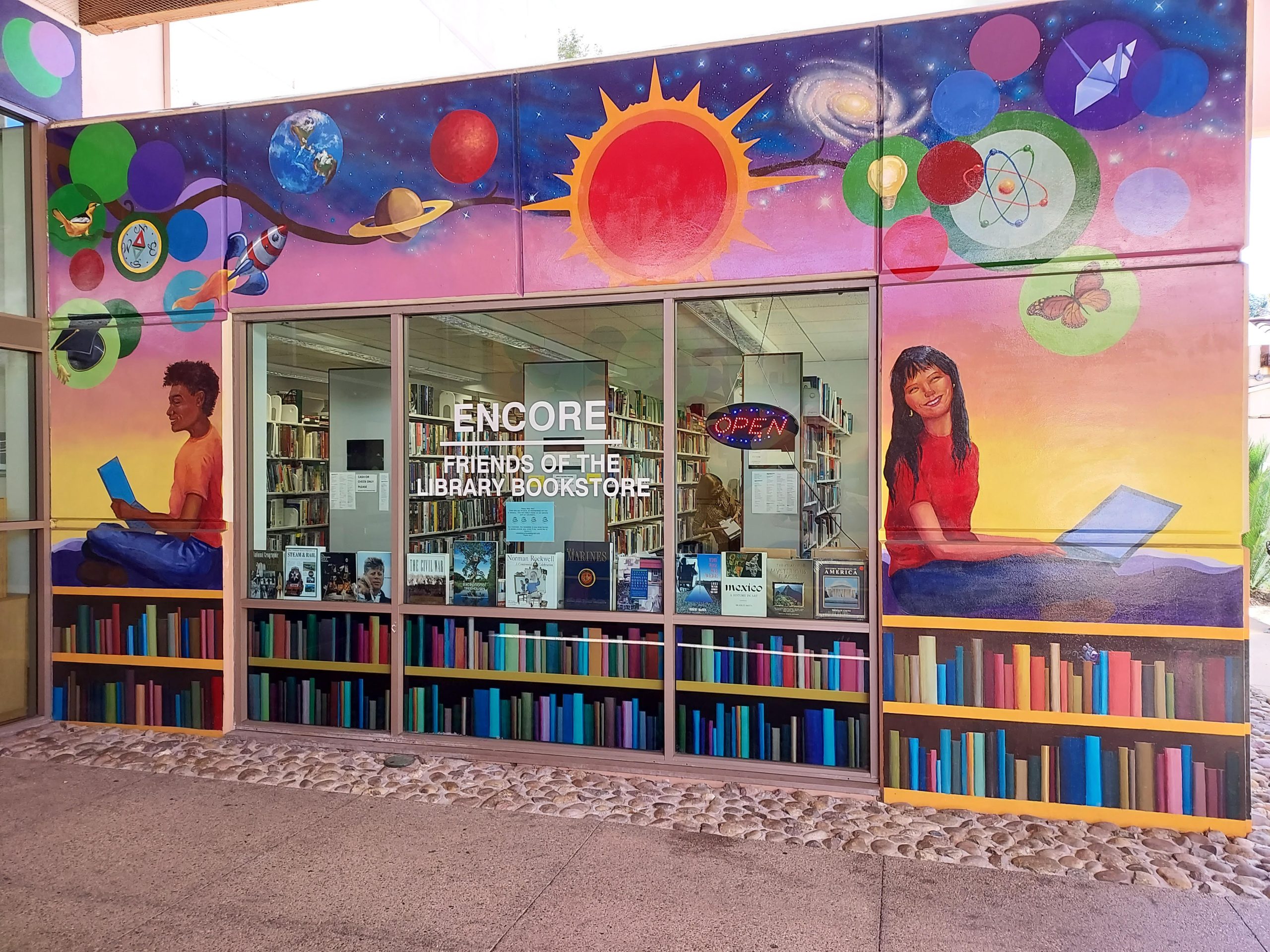 Encore Bookstore Store Front at the Vista Library