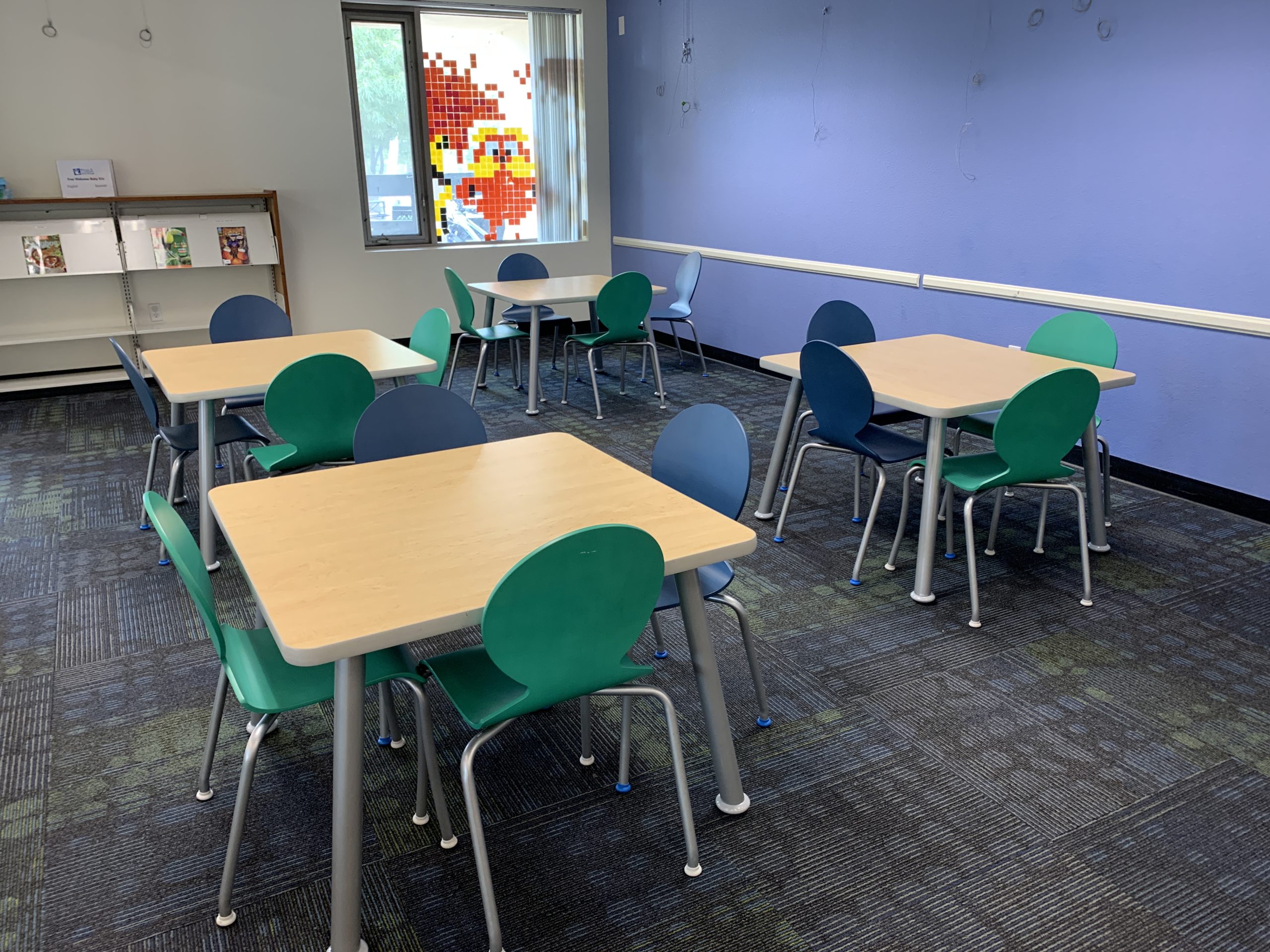 Tables and chairs purchased by FOVL