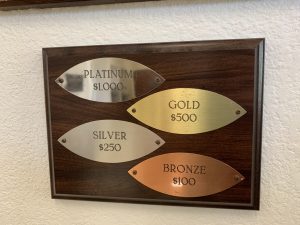 Vista Library Wall Tree Donor Levels