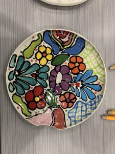 A finished ceramics piece