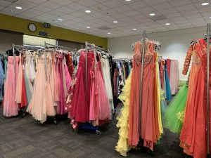 Prom dresses supplied by the Princess Project