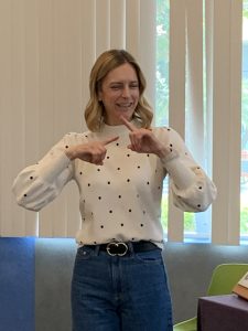 Baby Sign Storytime class at Vista Library