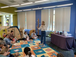 Baby Sign Storytime class at Vista Library