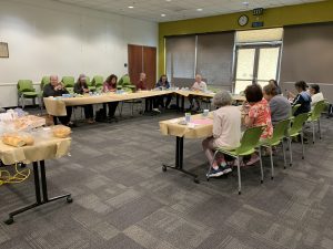 participants are busy in the mocktail class