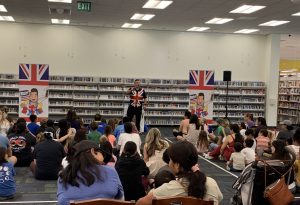 the audience at Billy Bonkers Magic show