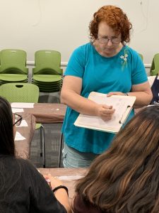 Instructor perfects a design technique