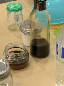 BBQ class ingredients and supplies