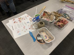 Supplies for pressed flower class