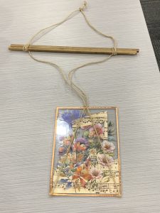 flower frames art class at the Vista Library