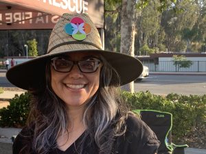 Check out Orquidia's sun hat