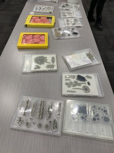 Stamped Tea Towels Art Class