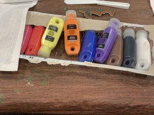 Stamped Tea Towels Art Class