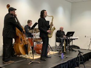 The Soto Six performed live jazz at the Vista Library in November 2025