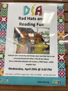 Rad Hatter hat-making fun at Dia de Los Ninos
