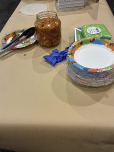 Making kimchi at Vista Library
