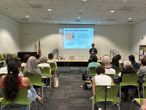 Making kimchi at Vista Library