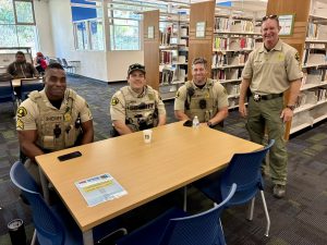 Coffee with the Sheriff at the Vista Library
