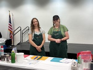 Edible Flowers class at the Vista Library