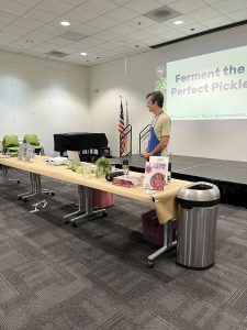 Fermenting Pickles Class at the Vista Library