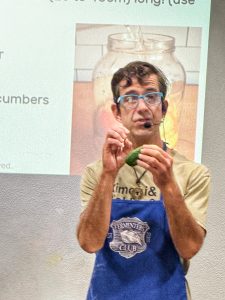 Fermenting Pickles Class at the Vista Library